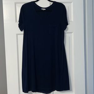 SPLENDID NAVY T-SHIRT DRESS